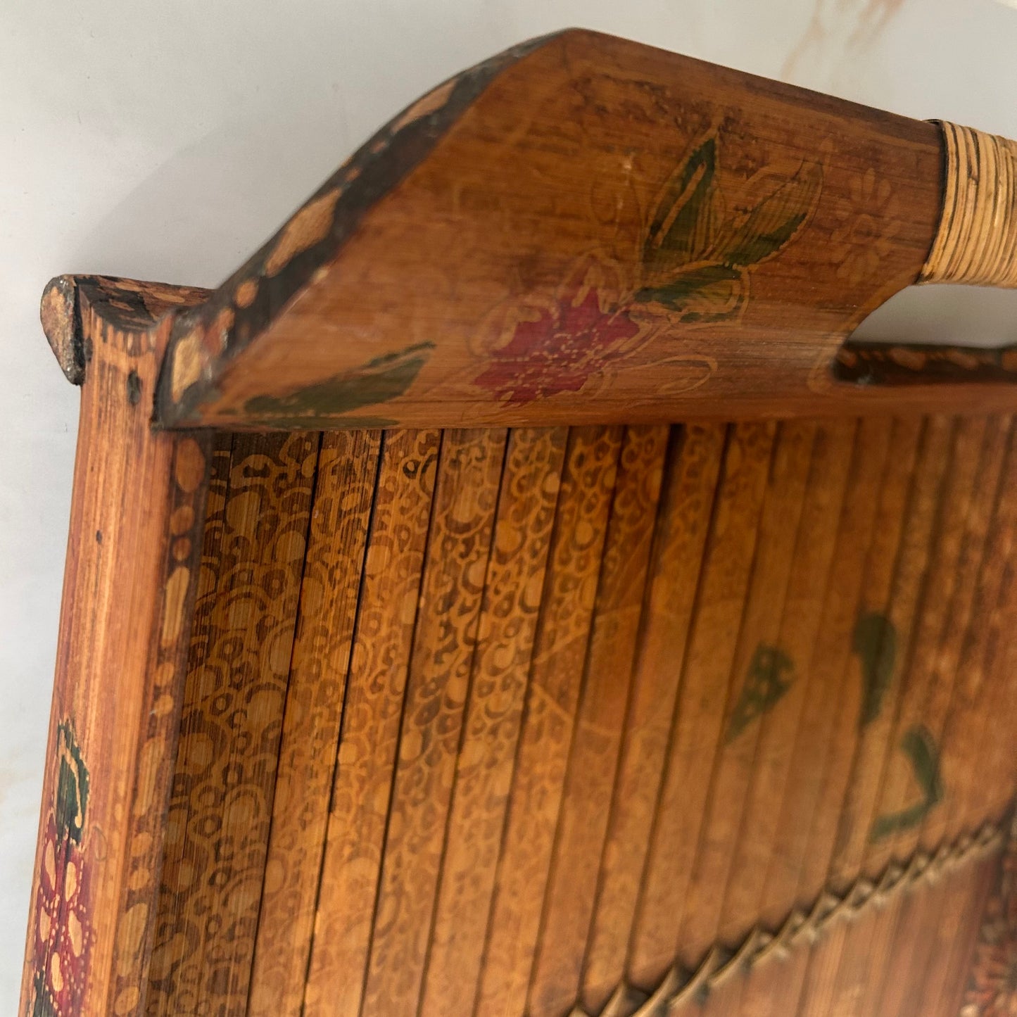 Dienblad, bamboe Japandi style.