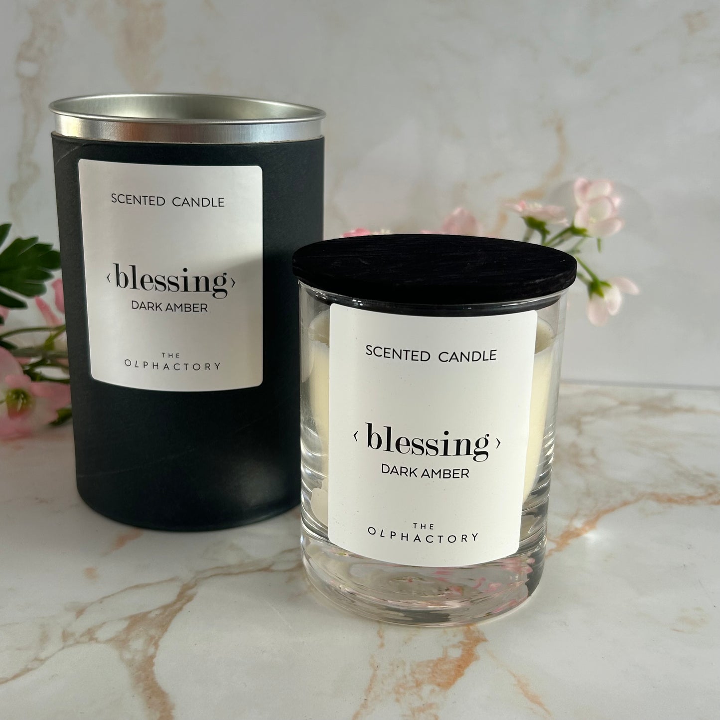 Geurkaars dark amber