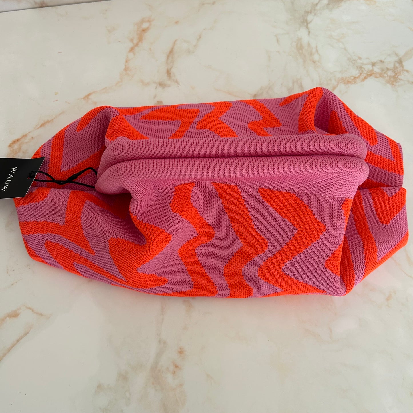 WAUW Toilettas Roze Oranje – Design Make-up Tas